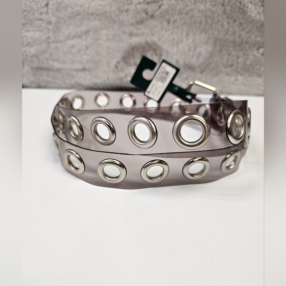 Women's Oversize Grommet Jelly Belt - Picture 3 of 5